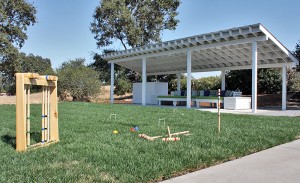 Croquet Court and Shade Structure